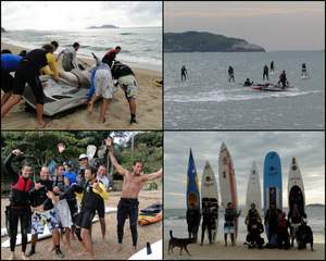 Odisséia Volta da Ilha de Santa Catarina de Stand Up Paddle