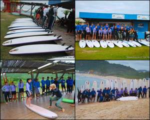 Mega Aula de Surf UNISUL